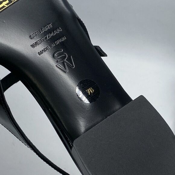 Stuart Weitzman embellished Patent Leather Slingback Flats size 7 - Picture 12 of 12